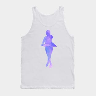 Purple Figure Skater Tank Top